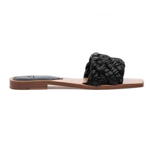 NIB Marc Fisher Reanna Woven Slide Leather Sandal